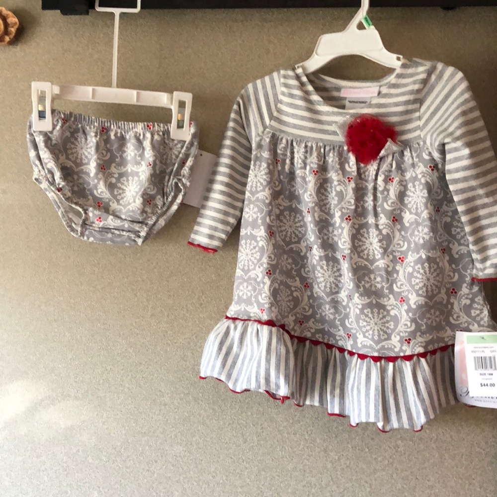Christmas dress with bloomers